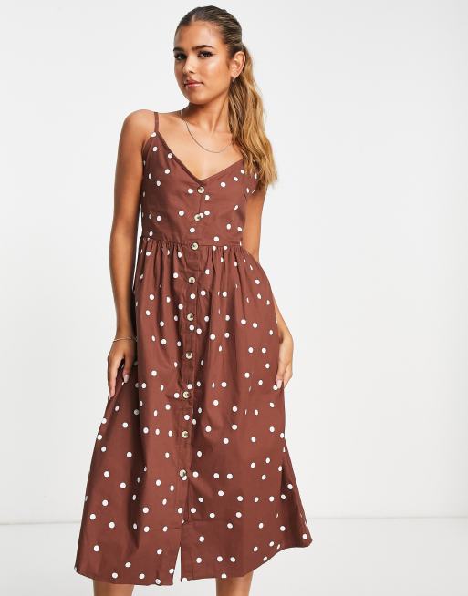 Next tan outlet spot dress