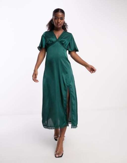 Asos forest hotsell green dress