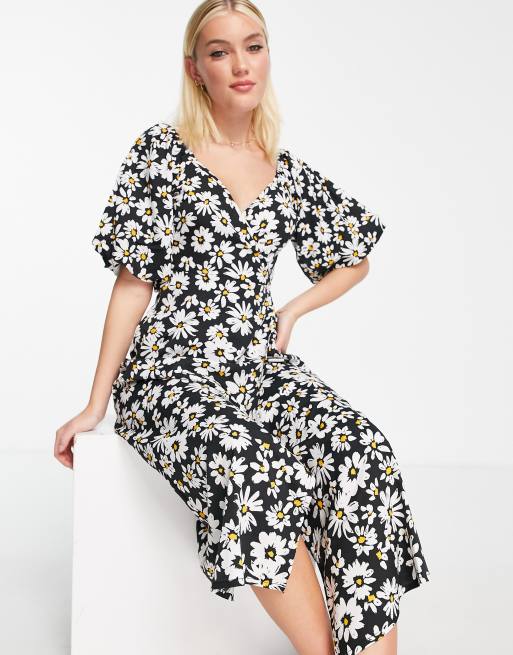 Asos daisy best sale print dress