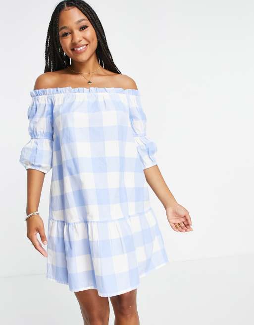 Oversized off 2025 the shoulder dress