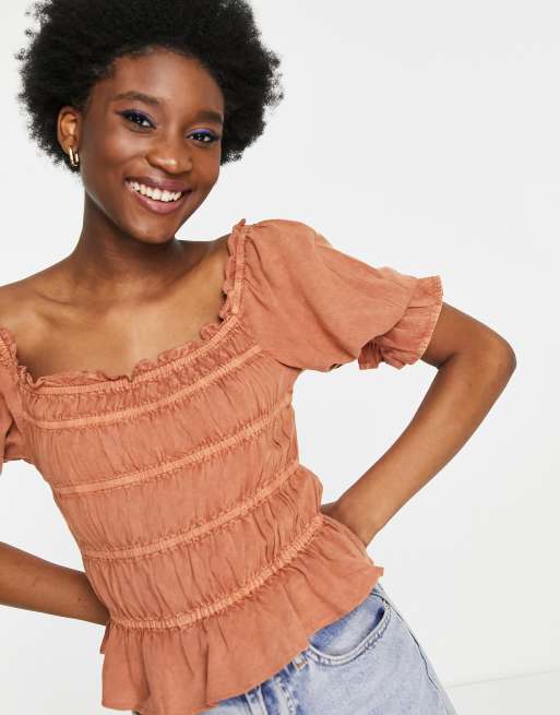 Influence – Orange, ryschad blus