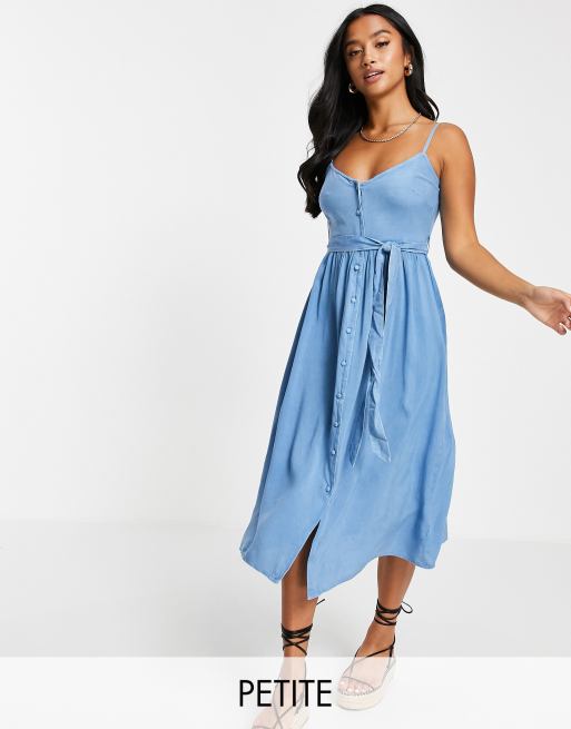 Orielle Drop Waist Cami Midi Dress with Combo