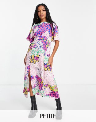 Topshop austin floral hot sale midi dress