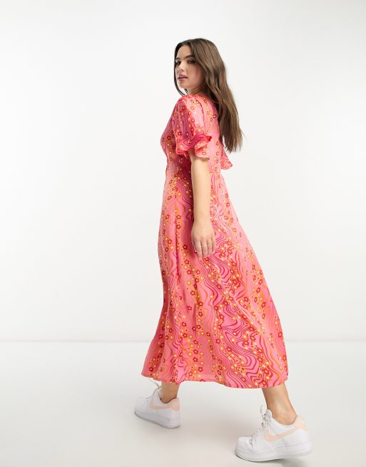 Petite midi tea dress deals