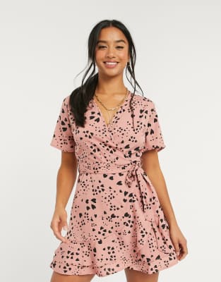 asos heart dress