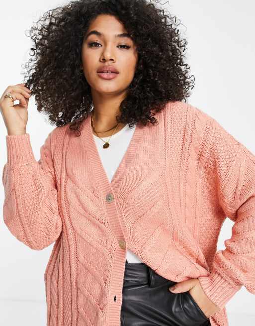 Peach on sale color cardigan