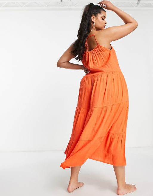 Very orange outlet dress