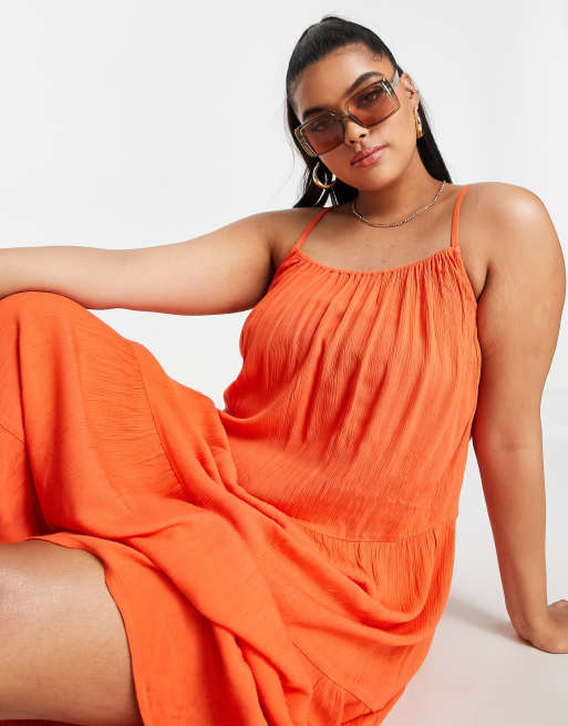 Torrid orange outlet dress