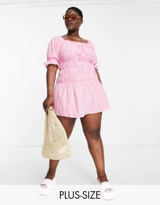 milkmaid gingham dress