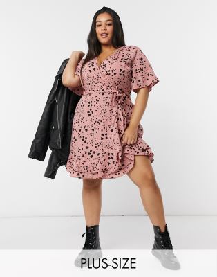 dusky pink plus size dresses
