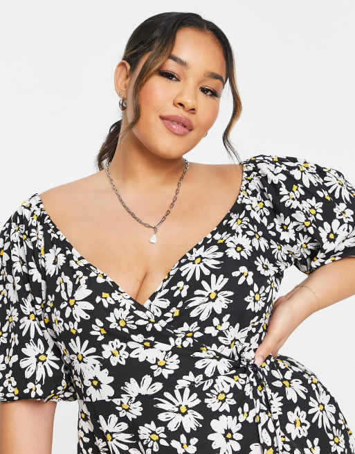 Daisy print outlet dress forever 21