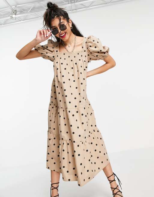 Asos polka clearance dot dress