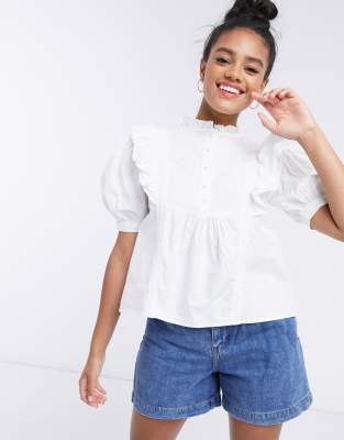 puff sleeve blouse asos