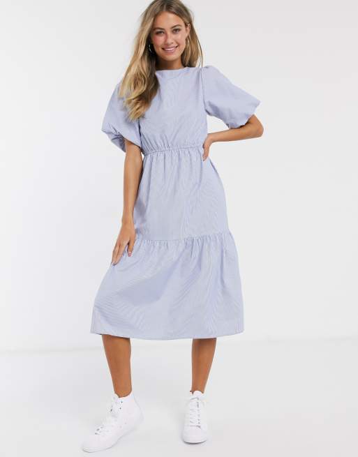 Puff sleeve hotsell cotton dress