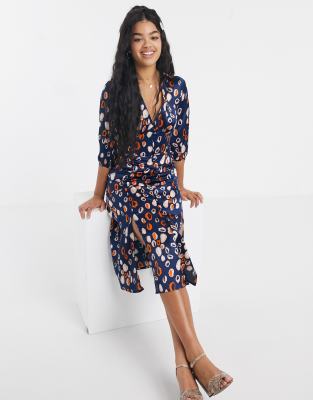 button down front dress