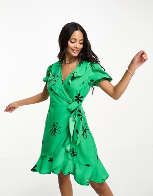 Luxology shop wrap dress