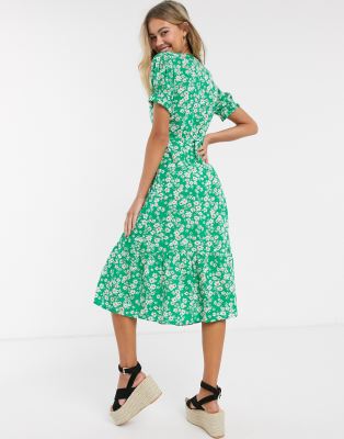 green daisy dress