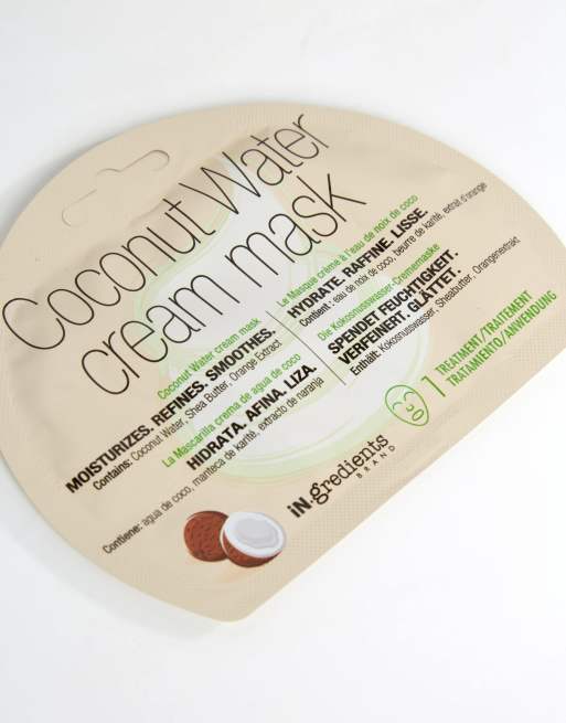iN.gredients creme-maske med kokosnøddevand, 4 af 4