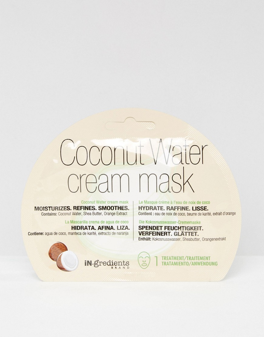 iN.gredients – Krämig ansiktsmask med kokosvatten-Ingen färg
