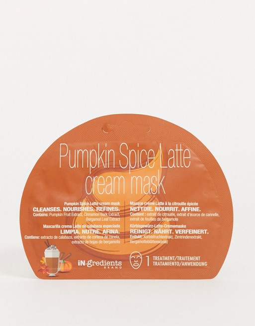 iN.gredients Pumpkin Latte Cream Mask