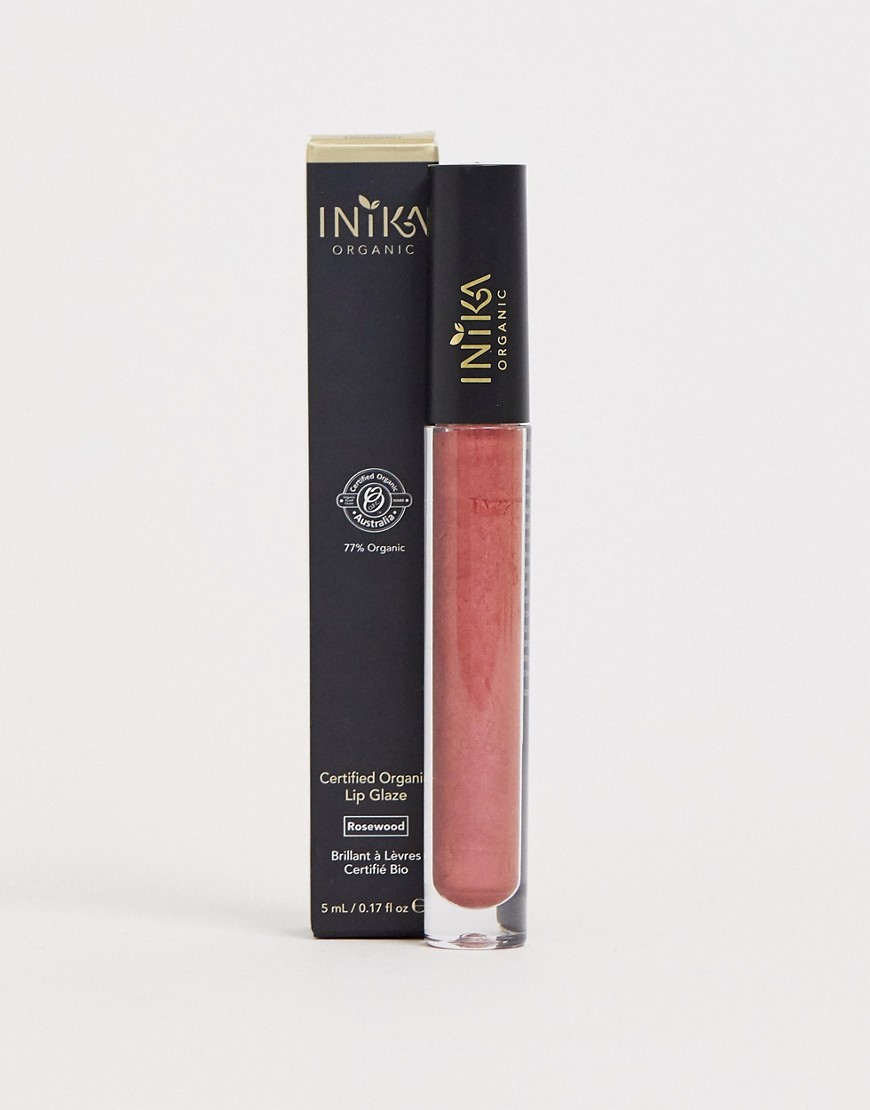 INIKA Organic Lip Glaze - Rosewood-Pink