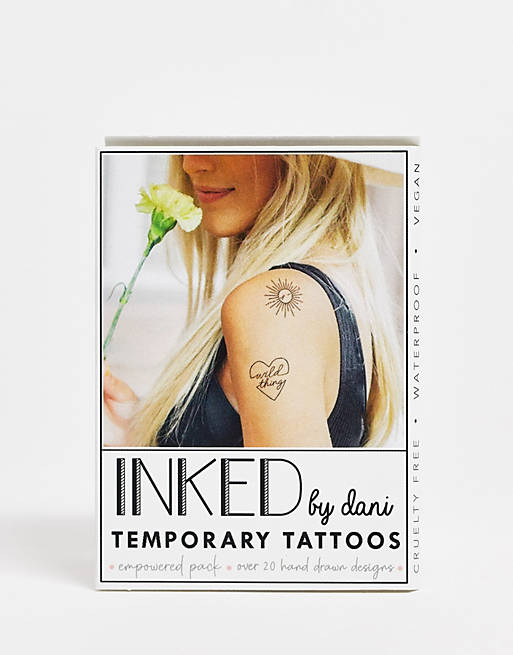 INKED by Dani Empowered Temporary Tattoo Pack | ASOS