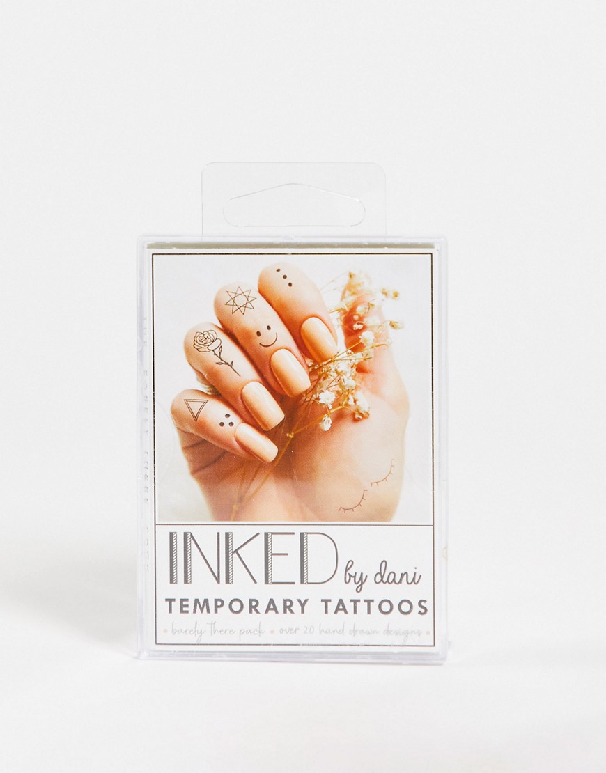 Inked by Dani Fashion Forward Temporary Tattoos - Barely There Pack-No colour