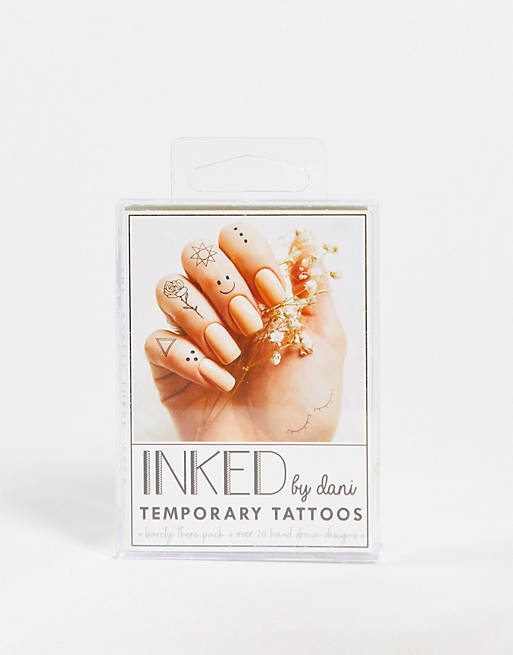 Inked by Dani Fashion Forward Temporary Tattoos - Barely There Pack