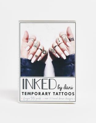 Finger Tats Temporary Tattoo Pack-No color