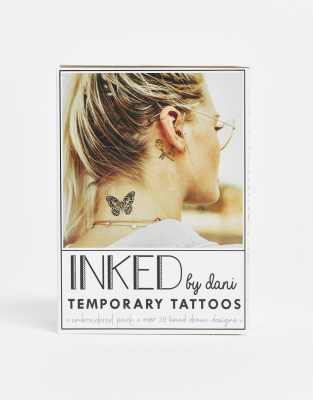 INKED by Dani Embroidered Temporary Tattoo Pack - ASOS Price Checker
