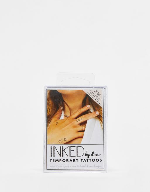 INKED by Dani - Make It Yours - Confezione di tatuaggi temporanei