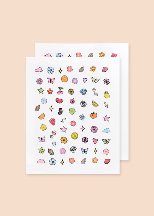Inked by Dani pack of 100 nail art and tattoo pack in daisy dreams, 2 of 3