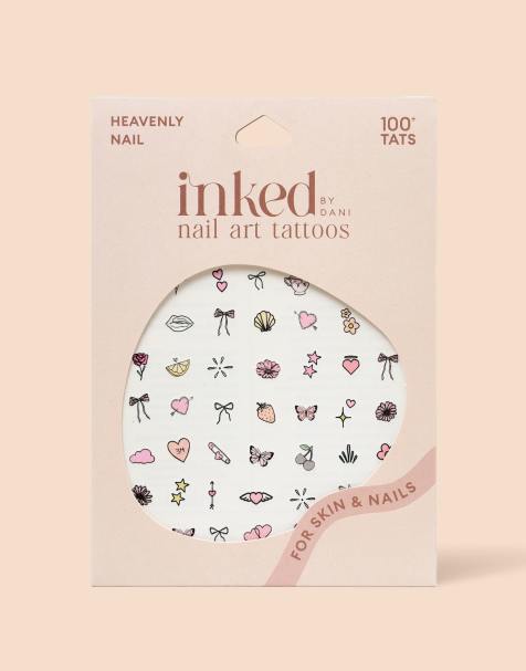 Inked by Dani pack of 100 nail art and tattoo pack in heavenly - view 1