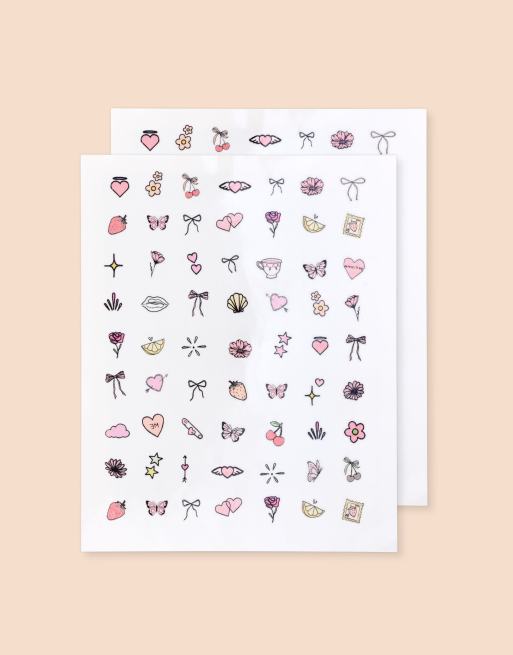 Inked by Dani pack of 100 nail art and tattoo pack in heavenly, 3 of 3