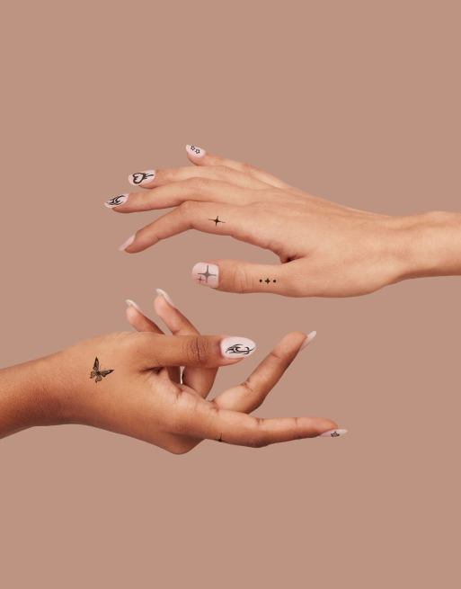 Inked by Dani pack of 100 nail art and tattoo pack in rebel, 2 of 3