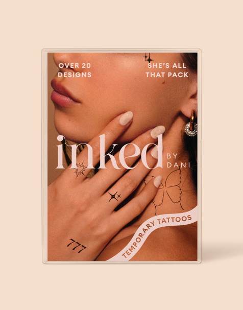 Inked by Dani – She's All That – Temporära tatueringar, 20-pack - view 1