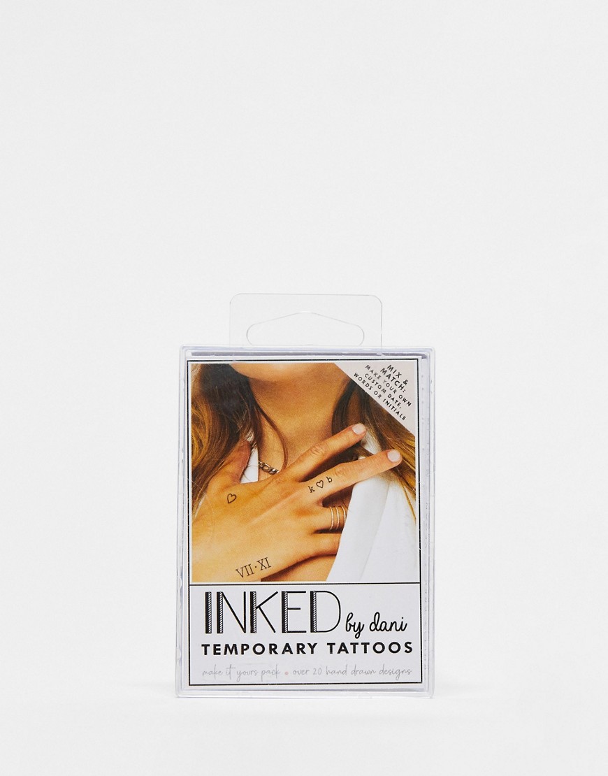 INKED by Dani Temporary Tattoo Make It Yours Pack-No color