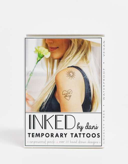 INKED by Dani Temporary Tattoos Empowered Pack ASOS