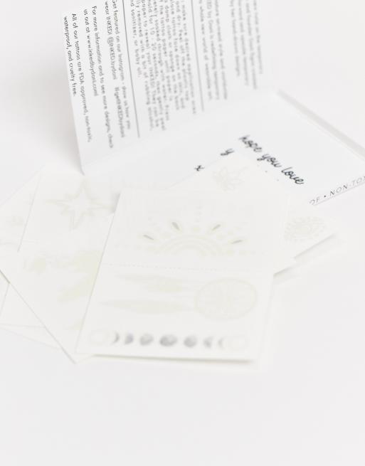 INKED by Dani – White-Out – Weißes Klebetattoo-Set, 4 von 4