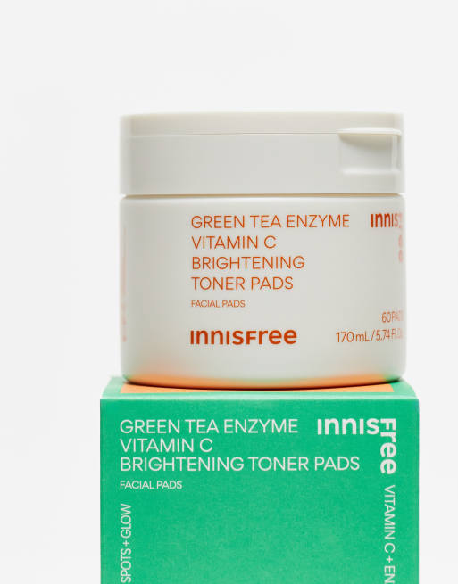 INNISFREE Green Tea Enzyme Vitamin C Brightening Toner Pads - 60 pads, 2 of 4