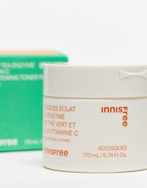 INNISFREE Green Tea Enzyme Vitamin C Brightening Toner Pads - 60 pads, 3 of 4