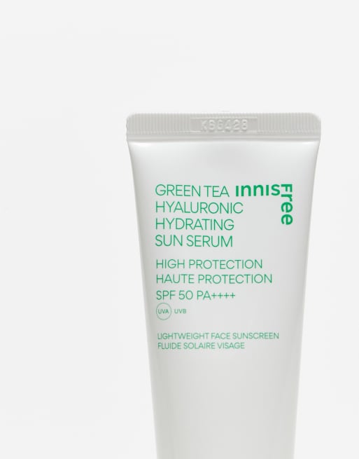 INNISFREE - Sérum solaire au thé vert et à l'acide hyaluronique SPF 50 - 50 ml, 2 de 4
