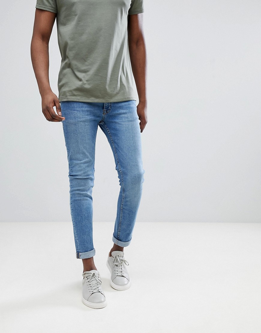 Intelligence skinny fit jeans fra Jack & Jones-Blå