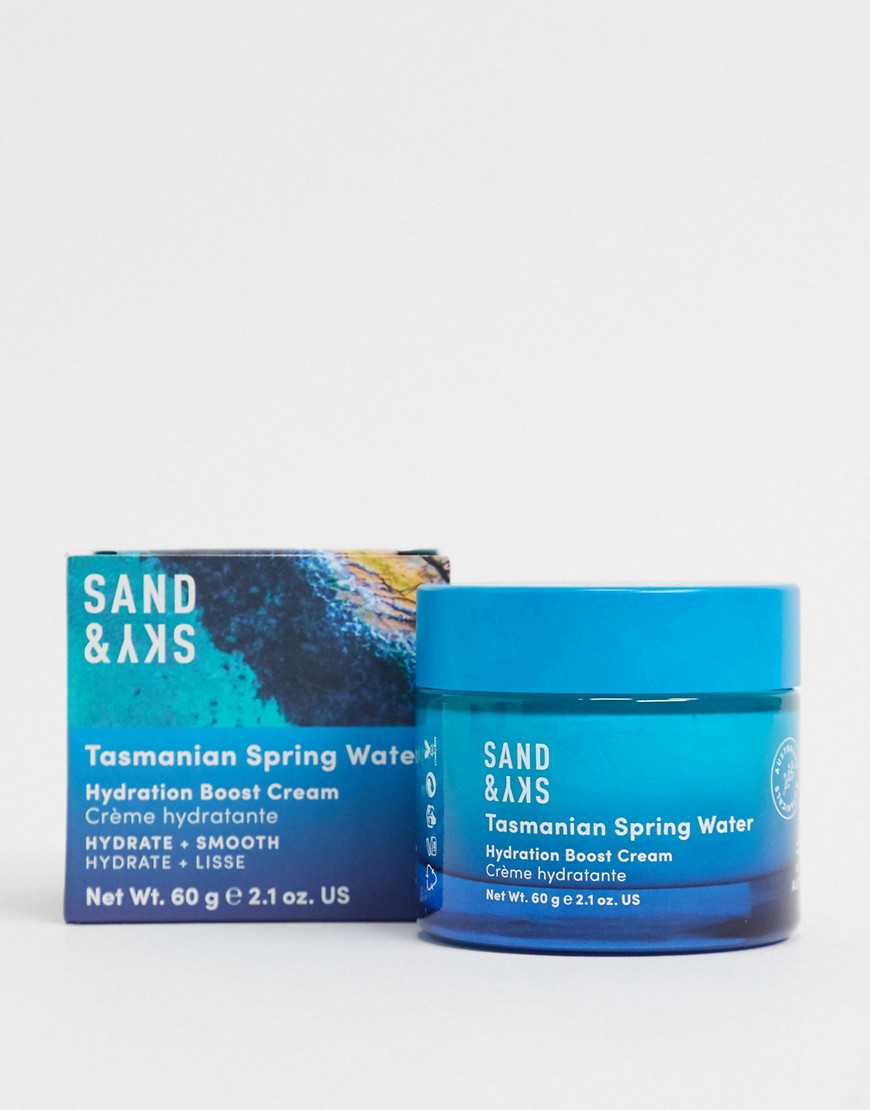 фото Интенсивный увлажняющий крем с тасманской родниковой водой sand & sky tasmanian spring water hydration boost cream: 60 г-очистить