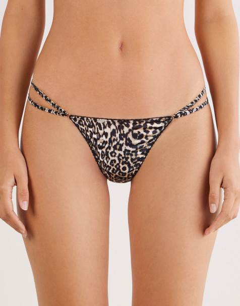 Intimissimi A moment of glamour thong in leopard print - view 1
