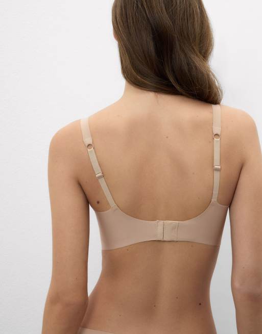 Intimissimi Aria microfibre racer-back bra in honey, 3 of 3