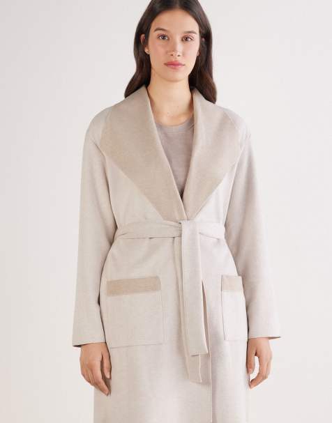 Intimissimi Bathrobe soft winter in beige - view 1
