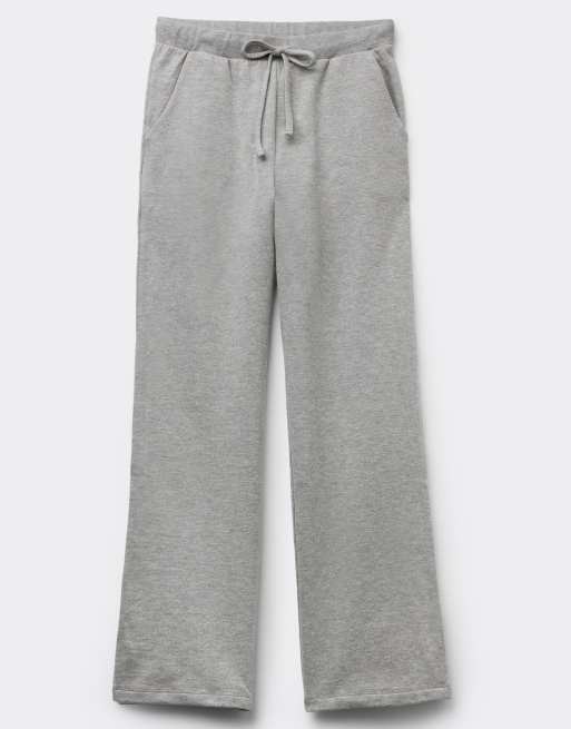 Intimissimi Coraline casual palazzo pants in stone grey melange, 5 of 6