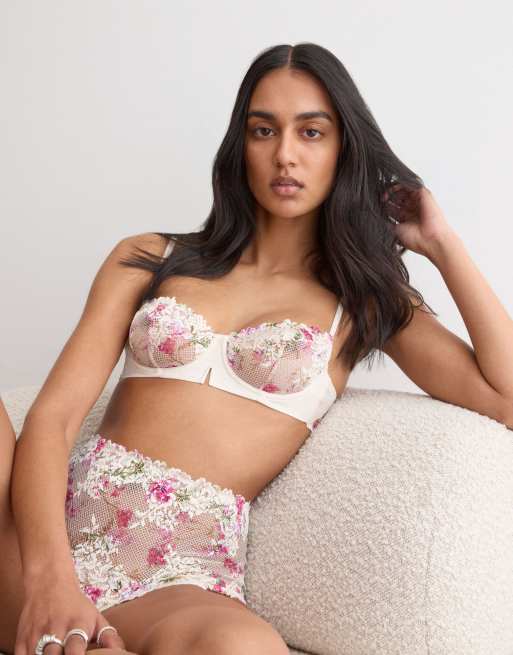 Intimissimi Denise stampa pretty flowers bra in floral print, 3 of 4