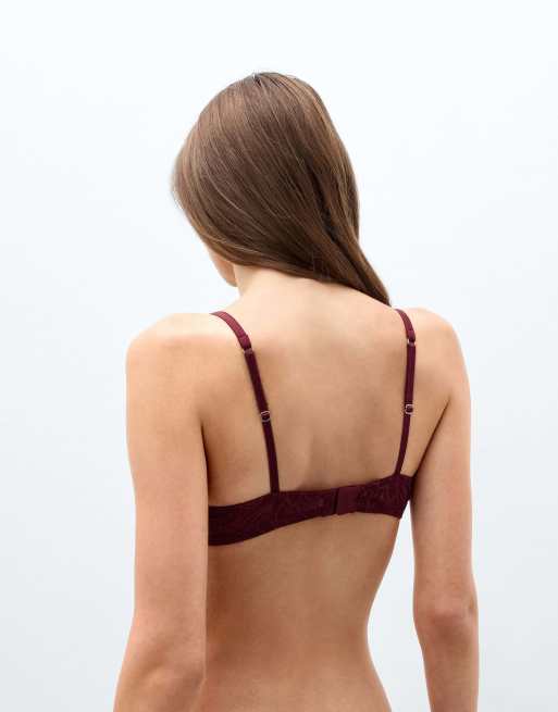 Intimissimi Elevate your day bellissima push-up bra in port red, 2 of 5